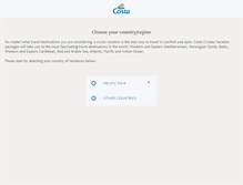 Tablet Screenshot of costacruisesasia.com